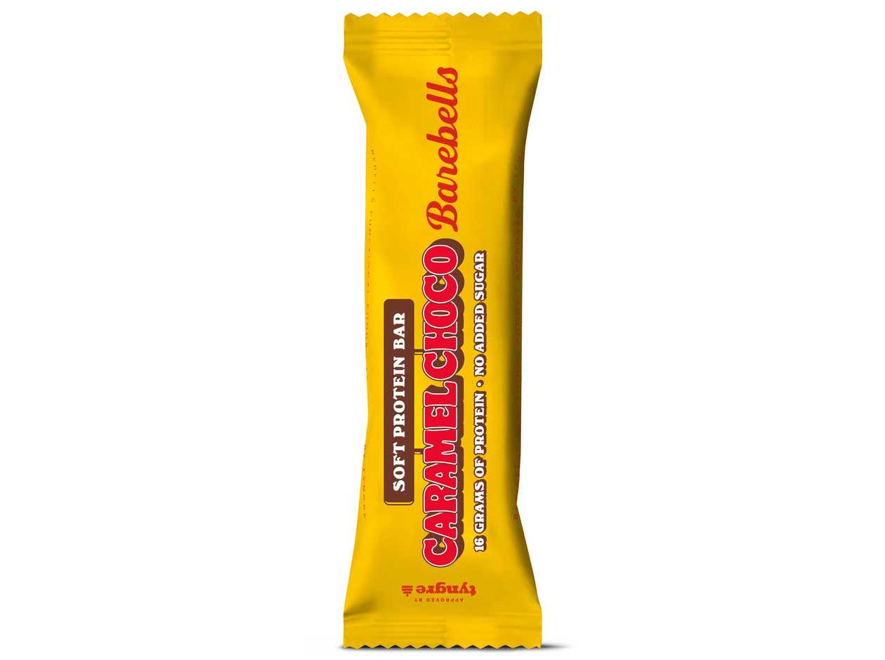 Barra Proteína Barebells Caramelo Choco 55g