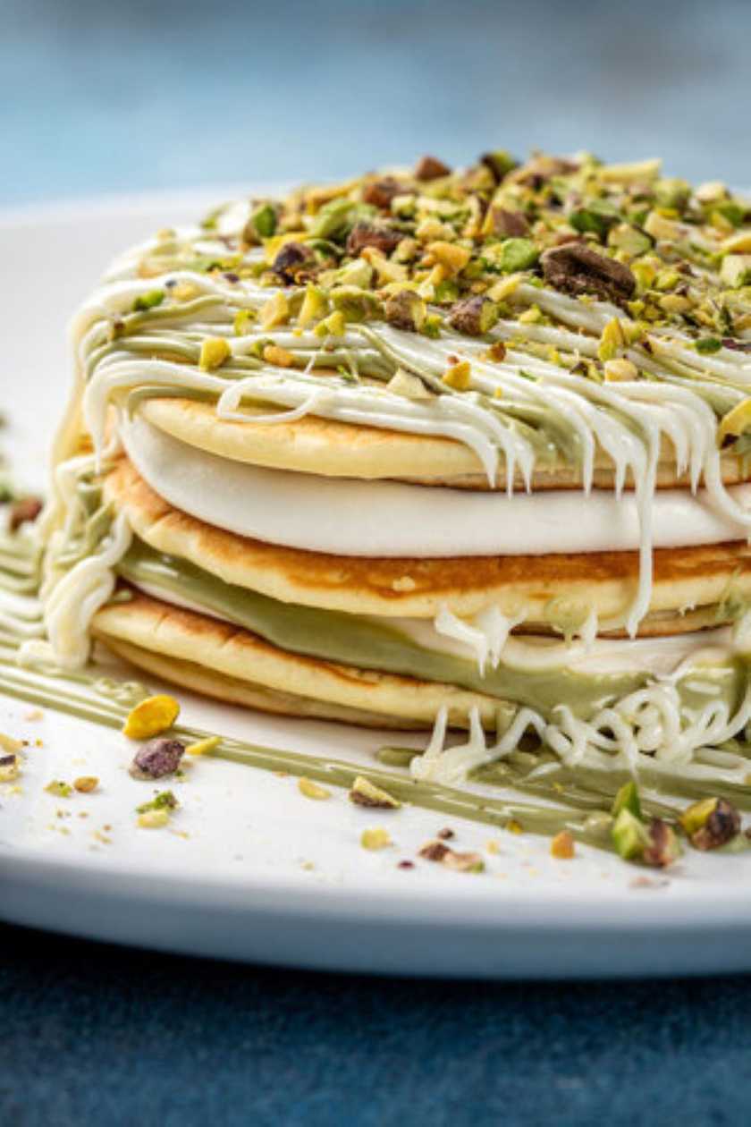 Pistachio Pancakes