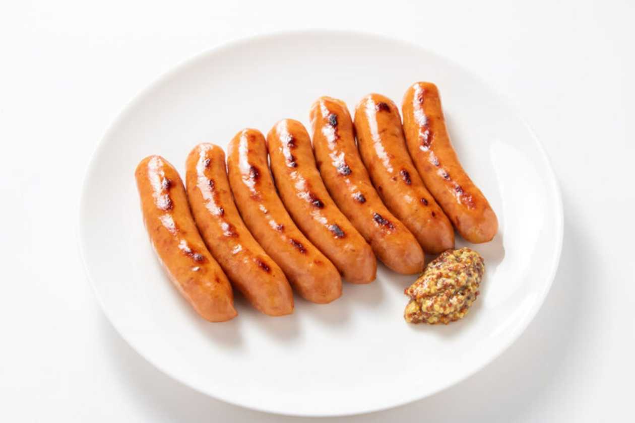 Carnati de peste cu mustar