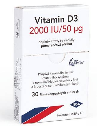 IBSA Vit.D3 2000IU 30 Oral Soluble Films