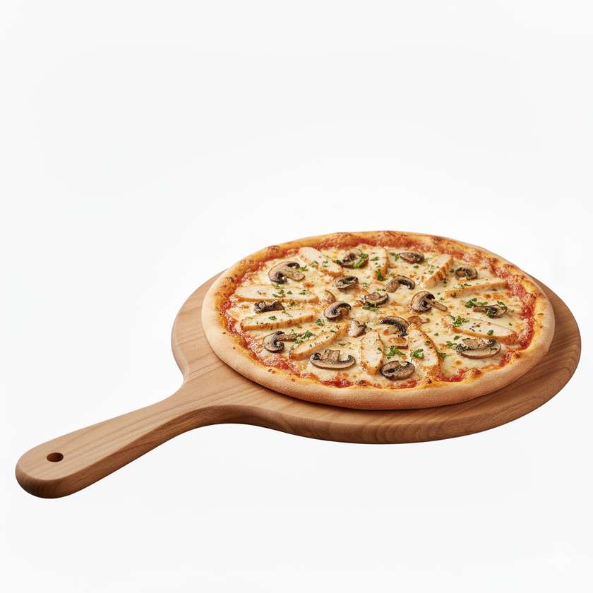 Chicken Mushroom Pizza