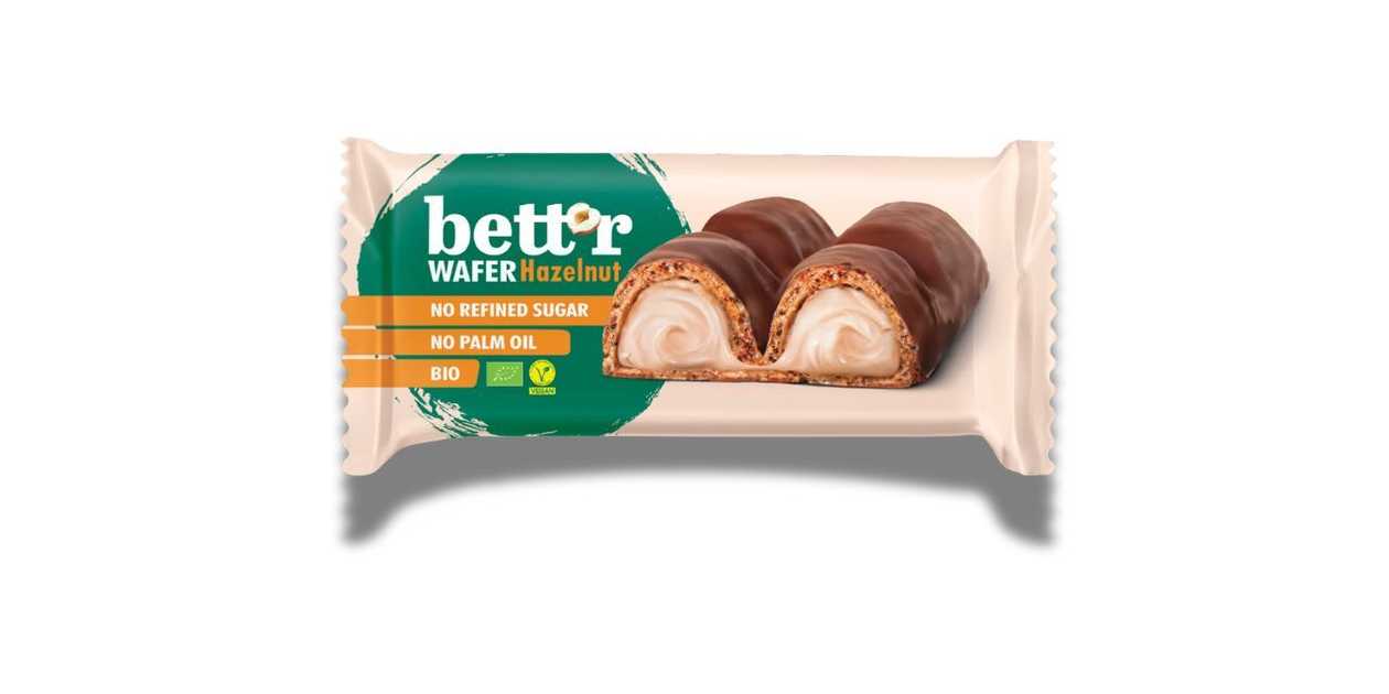 Wafle wegańskie z kremem z orzechów laskowych