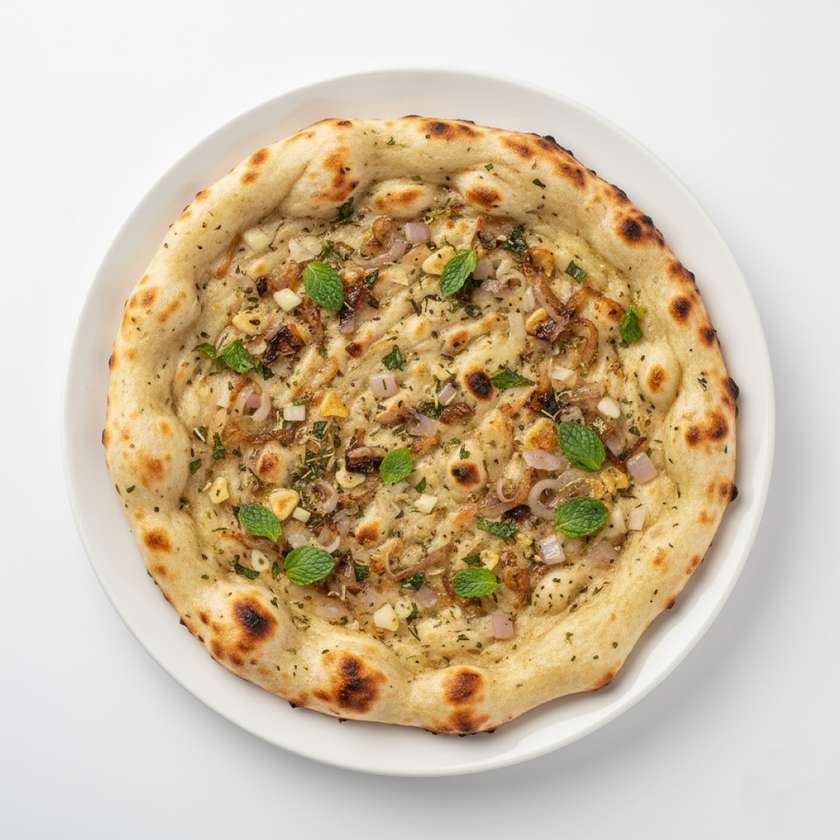 Mint Onion Naan