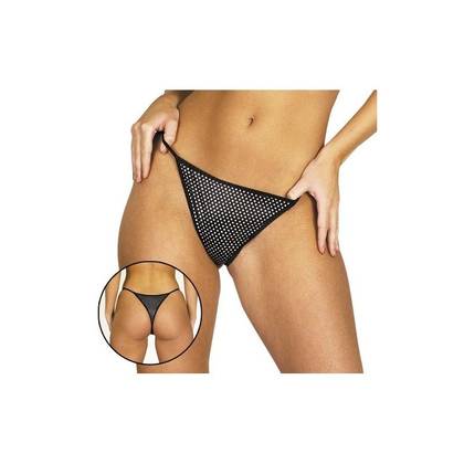 Rio 202843 Glitter Thong, Size S/M