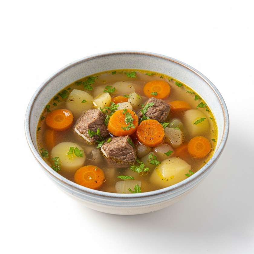 Beef Broth with Vegetables