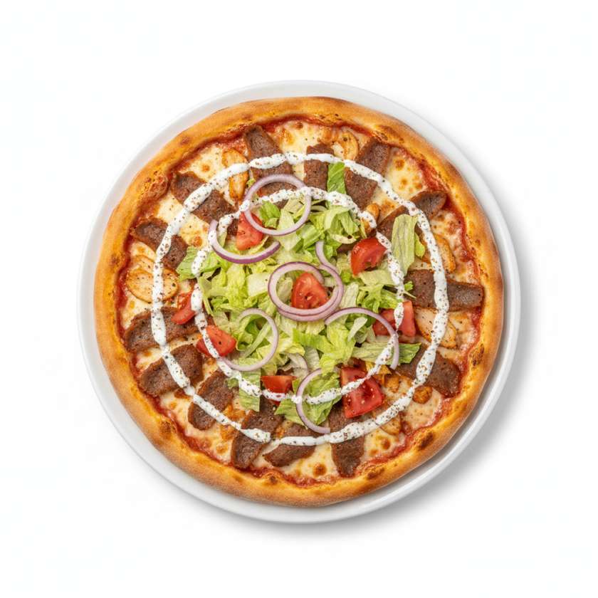 Donner Special Pizza Turca com Frango ou Vaca