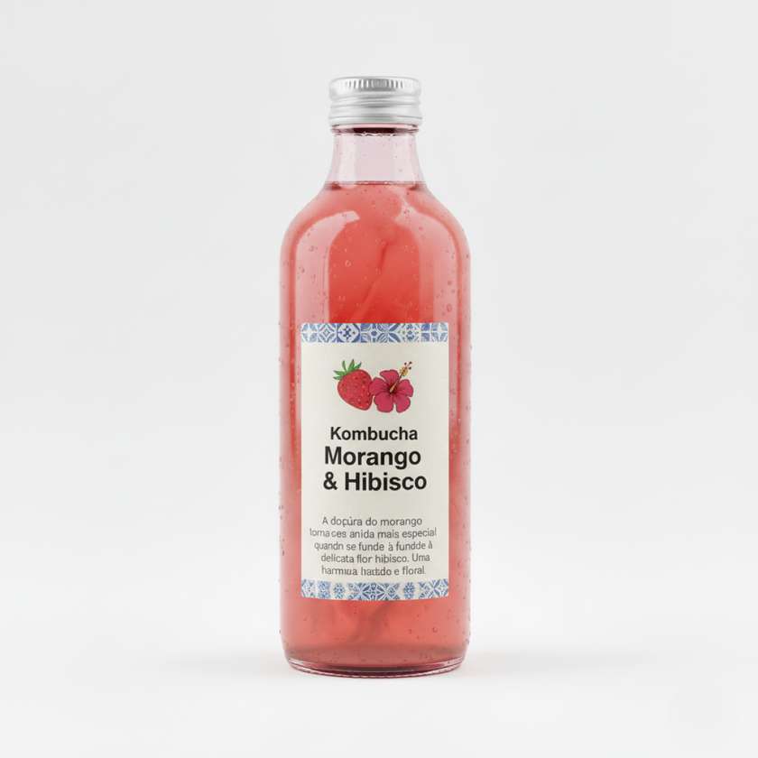 Strawberry & Hibiscus Kombucha