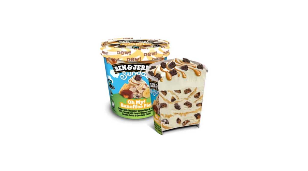 Ben & Jerry's Sundae Banana​ Oh My! 427ml