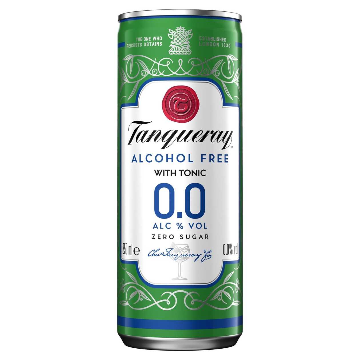 Tanqueray, Non-Alcoholic Cocktail Gin & Tonic, 0.25l