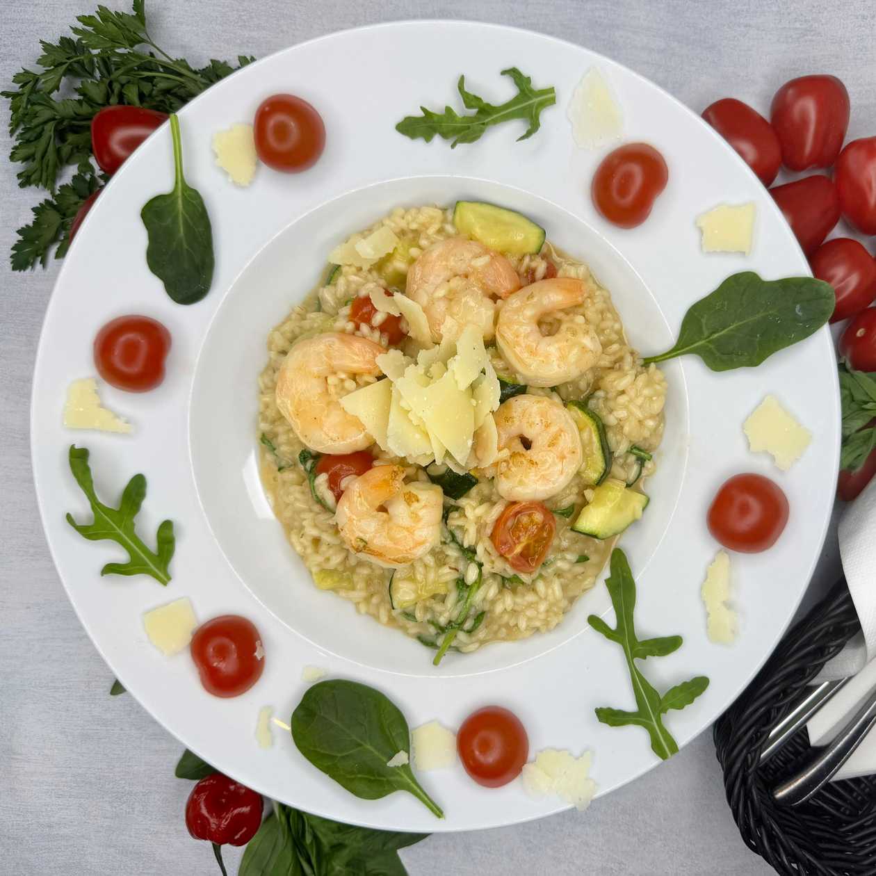 Risotto z krewetkami