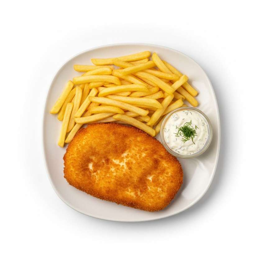Fried Cheese, French Fries, Tartar Sauce