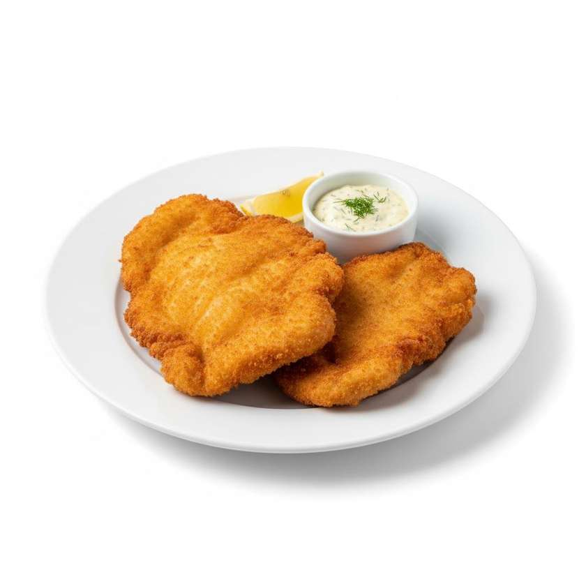 Variace řízečku kuřecí, vepřová panenka, tatarka