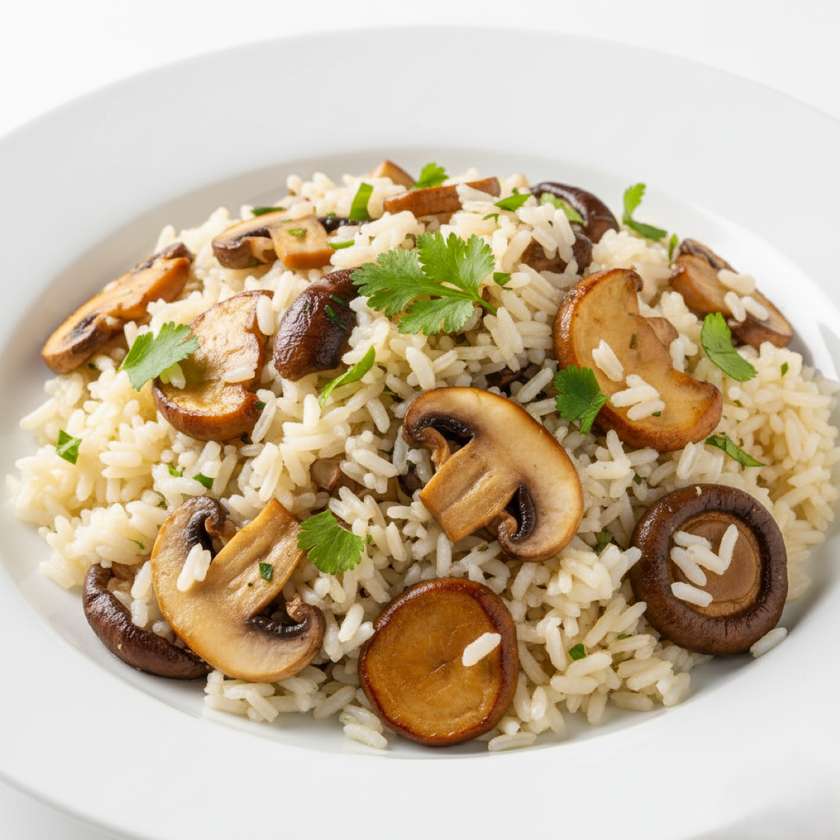 Mushroom rice