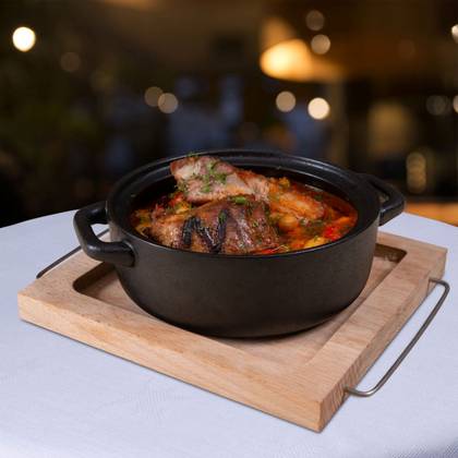 Fasole cu carnati 500g