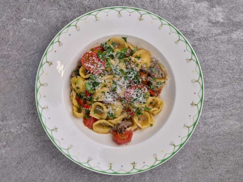 Domácí orecchiette di manzo