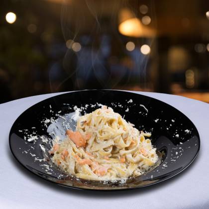 Tagliatelle cu somon fume 400g