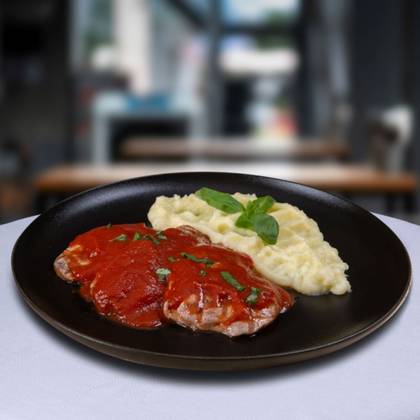 Muschiulet cu sos rosu si piure 450g