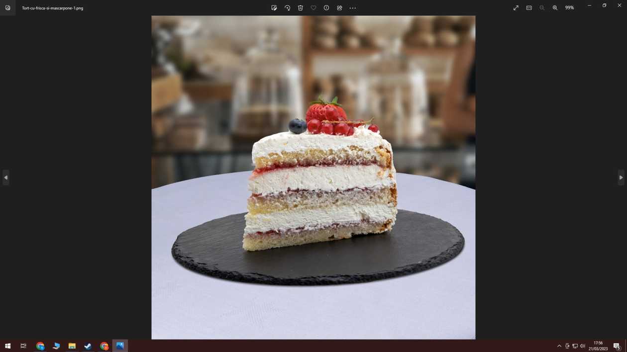 Tort cu frisca si mascarpone 150g