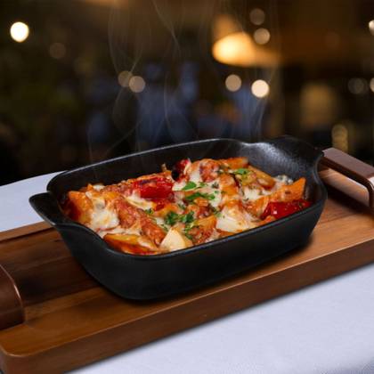 Penne gratinate cu legume post 400g