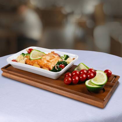 Somon gratinat cu legume 500g