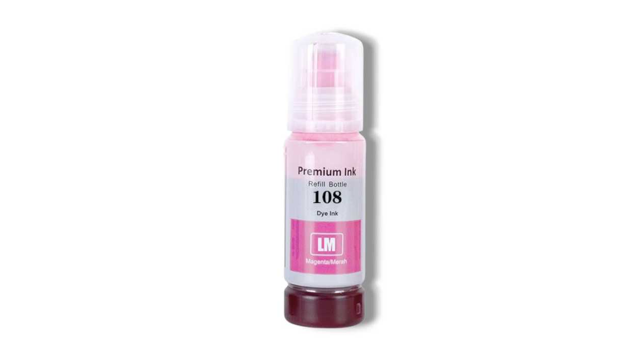 Epson Dye Ink 108, Light Magenta, 6912345678292