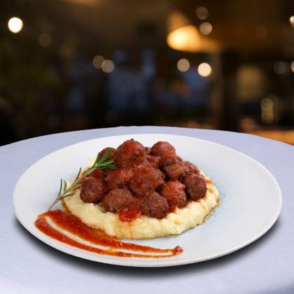 Chiftelute marinate cu piure 500g