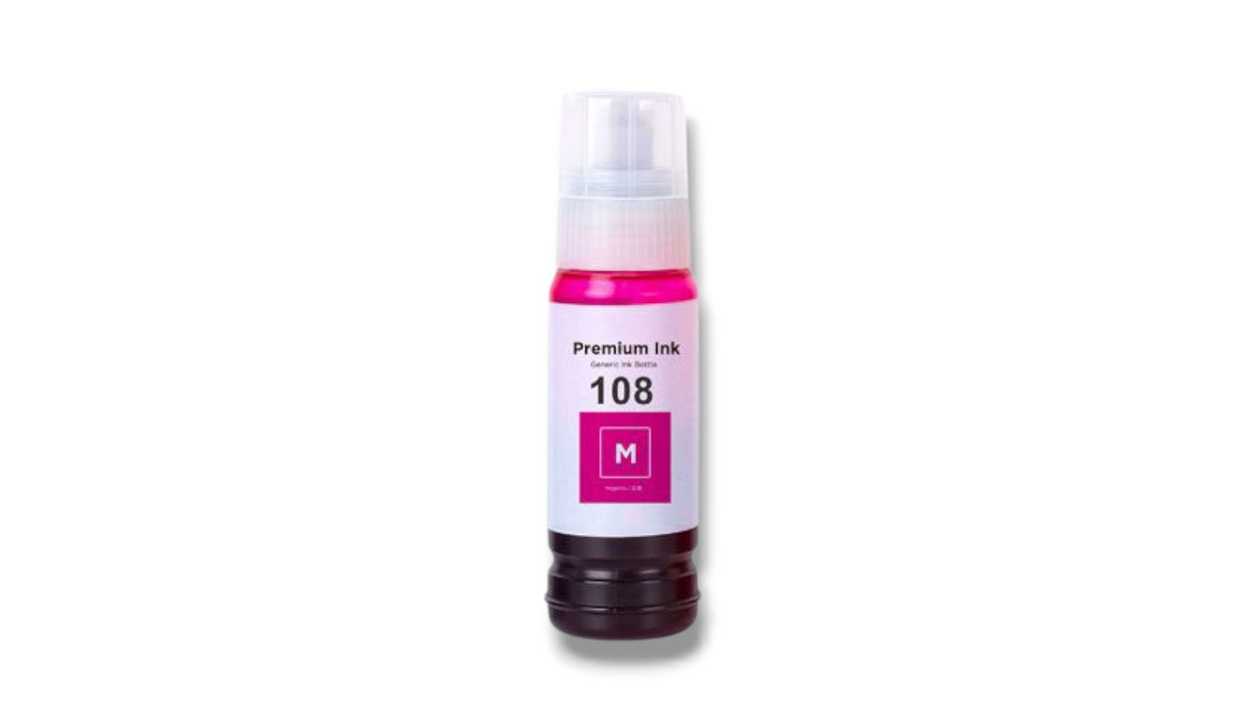 Epson Dye Ink 108 Ink Bottle, Red