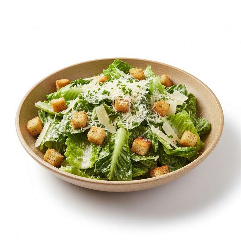 Salát caesar s krutony a Grana Padano