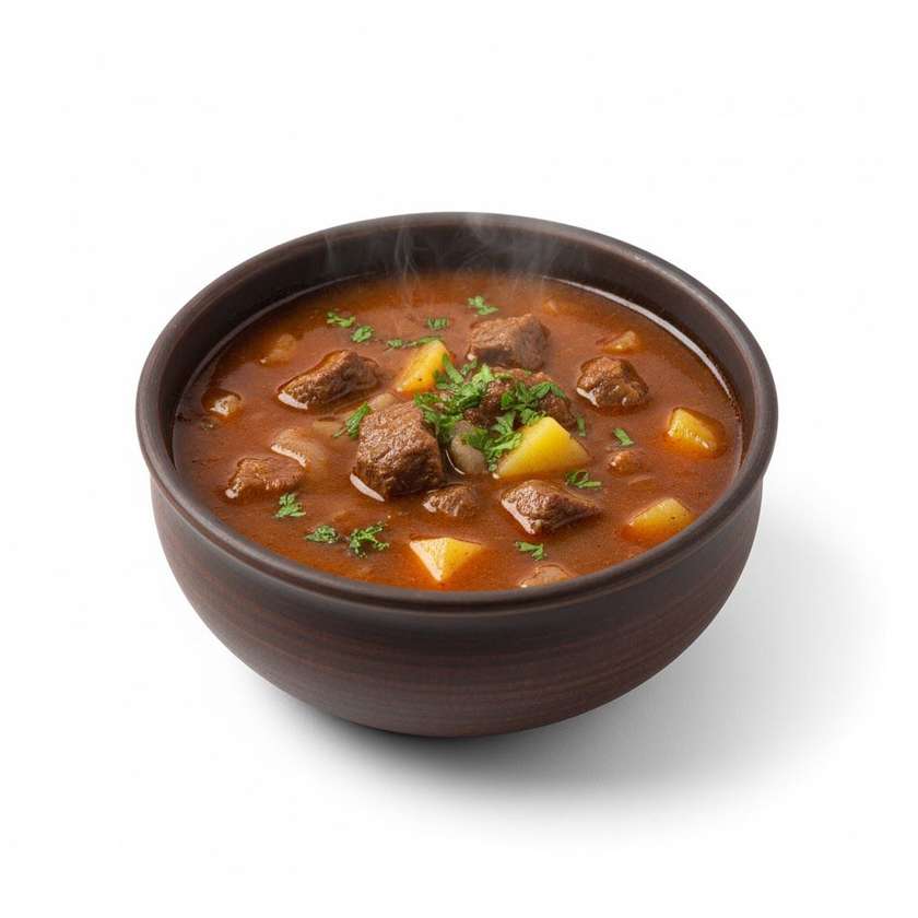 Gulášová / hovězí maso, brambor/