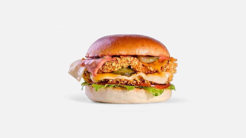 Double Fried Chicken Burger