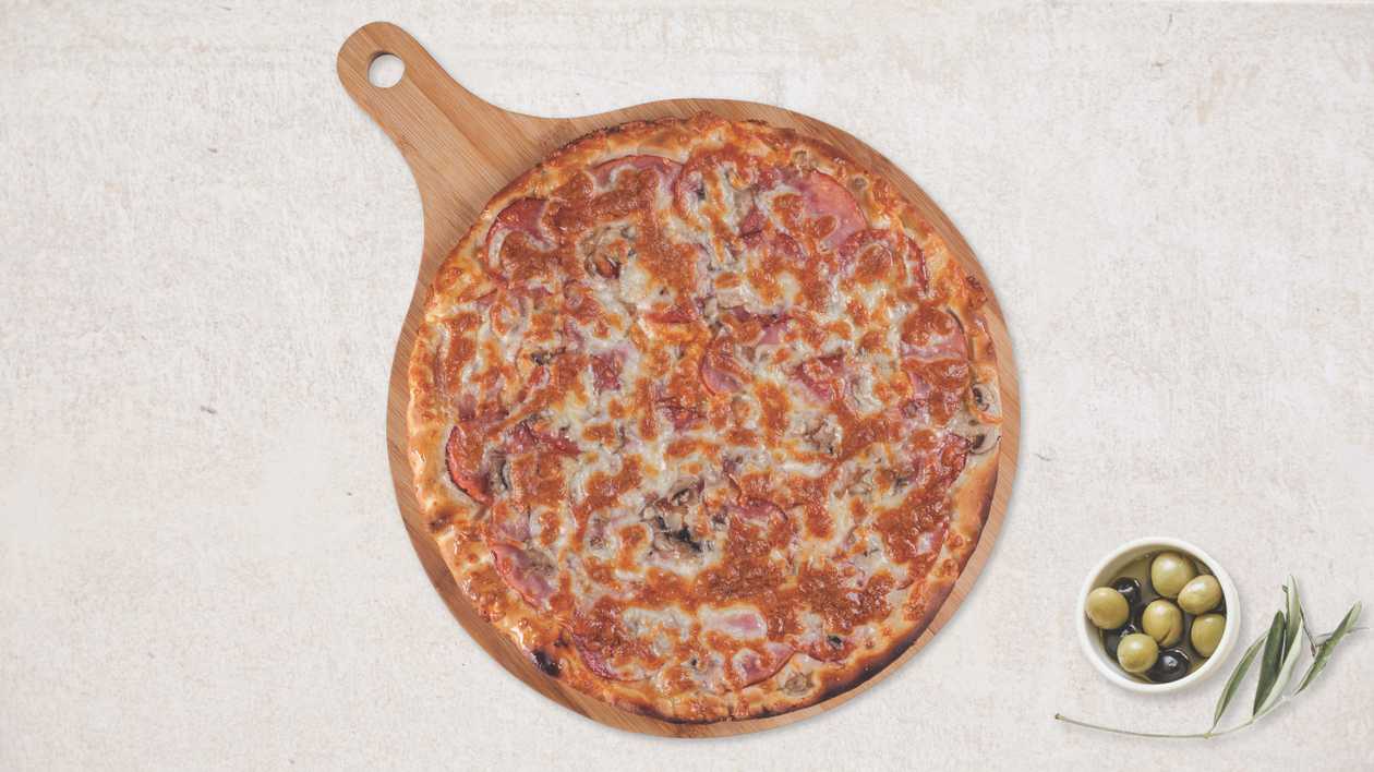 Pizza Prosciutto, Funghi Salami XL