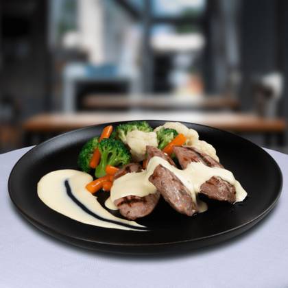 Muschiulet cu sos de mustar 500g