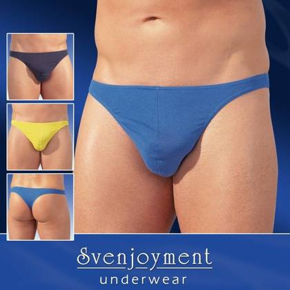 3 x Cotton Men's Thong Svenjoyment Rio 2790, Size S