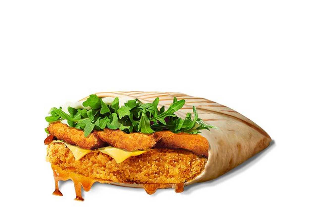 Chick'n Crunch Teriyaki Wrap