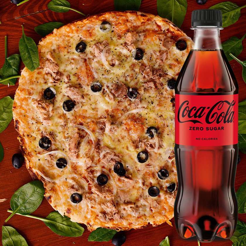 Tuno pica 32cm + 0,5l Coca - Cola