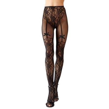 Open Crotch Pantyhose Ouvert Black 25102941101, Size S/L
