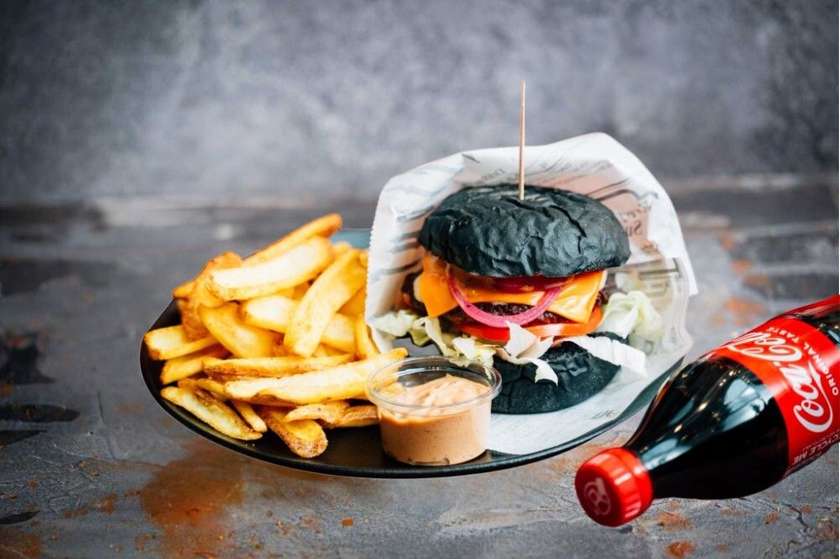 Halloween Burger Combo