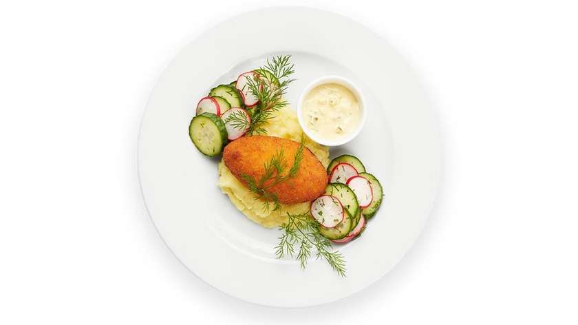 Chicken Kiev cutlet