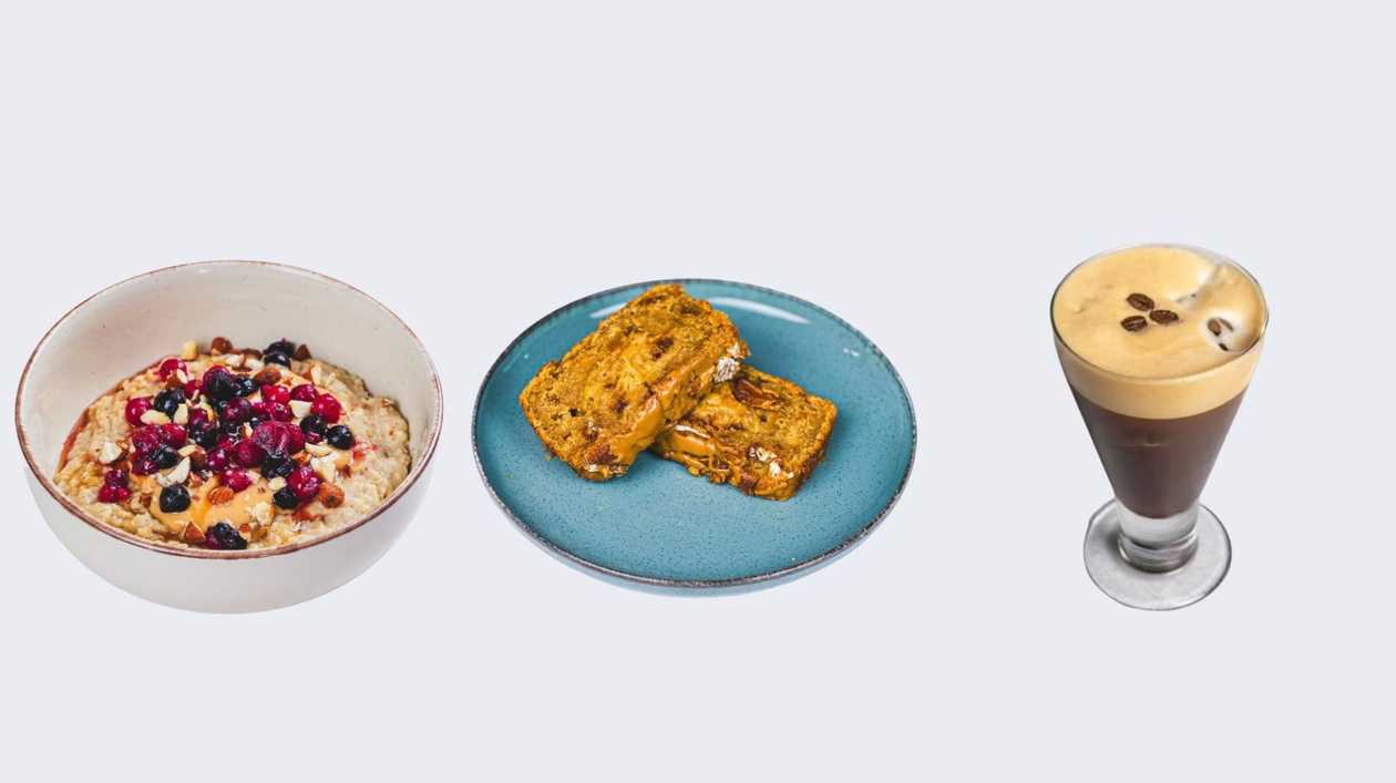 Breakfast bundle (Oatmeal + Banana Bread + Coffee)
