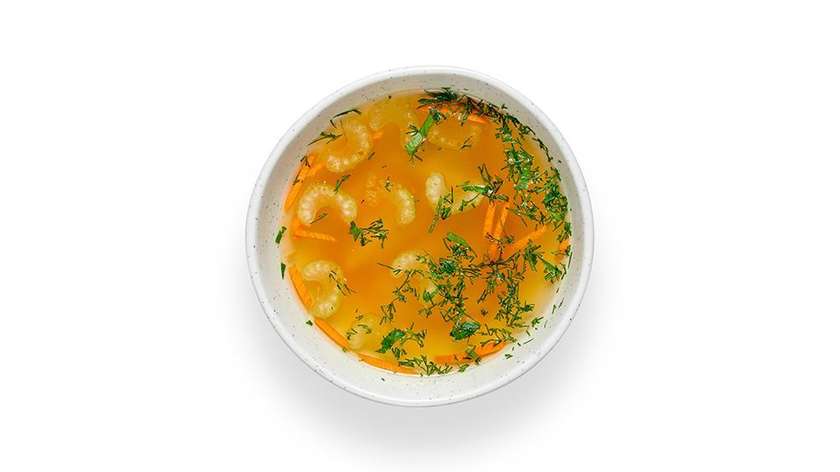 Homemade chicken broth