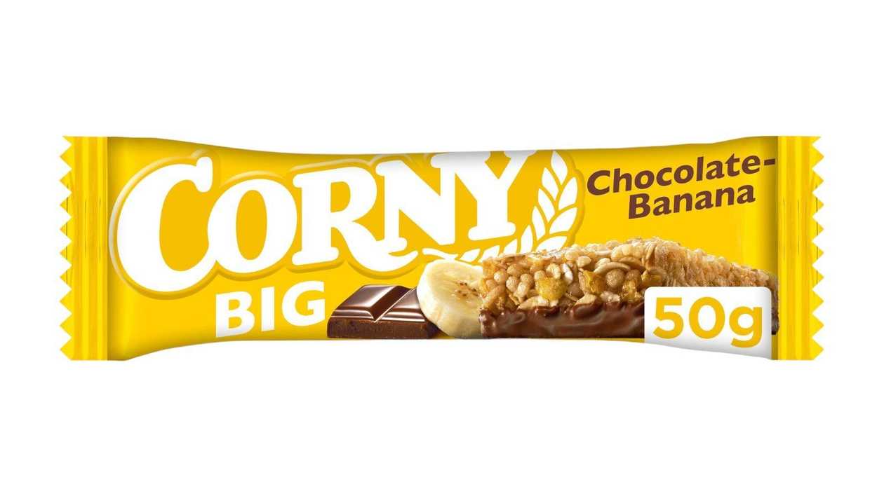 CORNY BIG Chocolate-Banana Flavored Cereal Bar