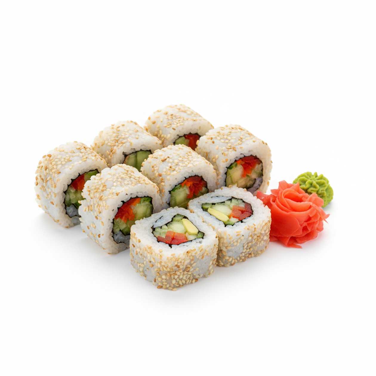 California Vegetariano Rolls 8 Peças