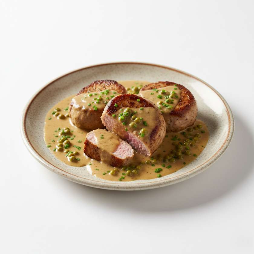 Panenské medailonky na zeleném pepři (1)