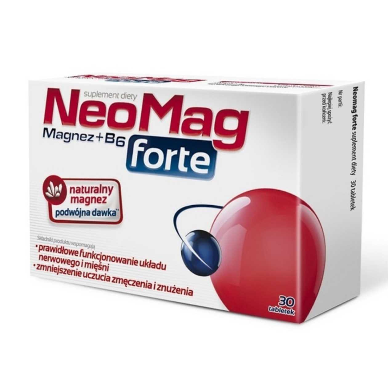 Neomag Forte Na Zmniejszenie Zmęczenia 30 Tabletek