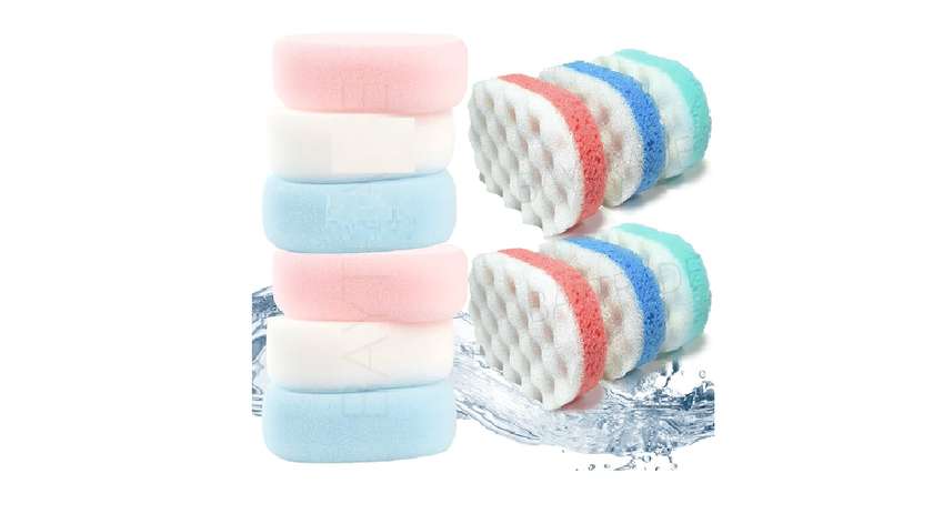 Bath Sponge Dual Sided No. 207 (Various Color)