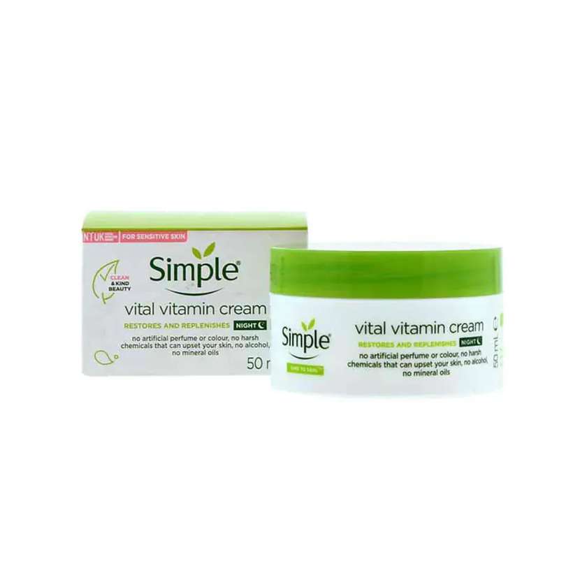 Simple Vital Vitamin C Cream Night 50ml