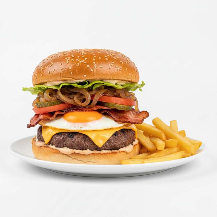 MaxBurger s hranolkami (1,3,7,9,10)