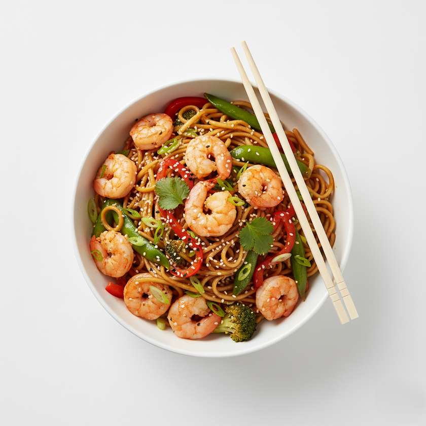 Chow Mein with Shrimp