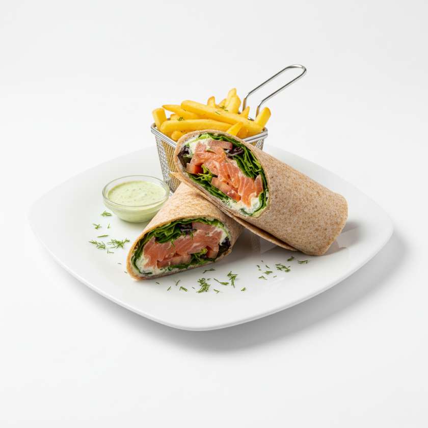 Cured Salmon Wrap