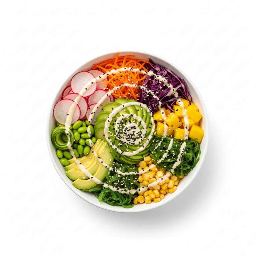 vegan poke bowl